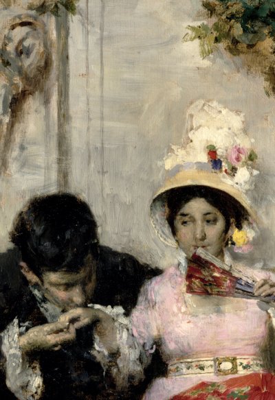 The Declaration (detail) by Giacomo Favretto